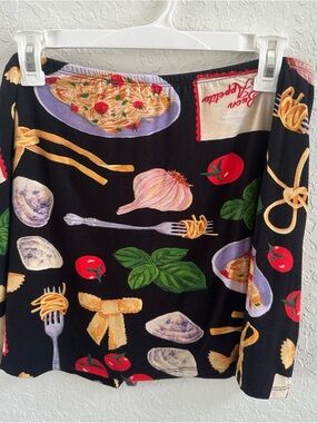 Lisa Says Gah Darcy Mini Skort Skirt with Shorts Buon Appetito Black XL